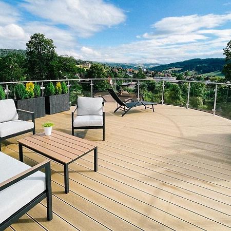 Penthouse Sloneczna Rapsodia - Blisko Parku Zdrojowego - Duzy Taras Na Dachu - Piekny Widok - Winda - Garaz Lägenhet Rabka Exteriör bild